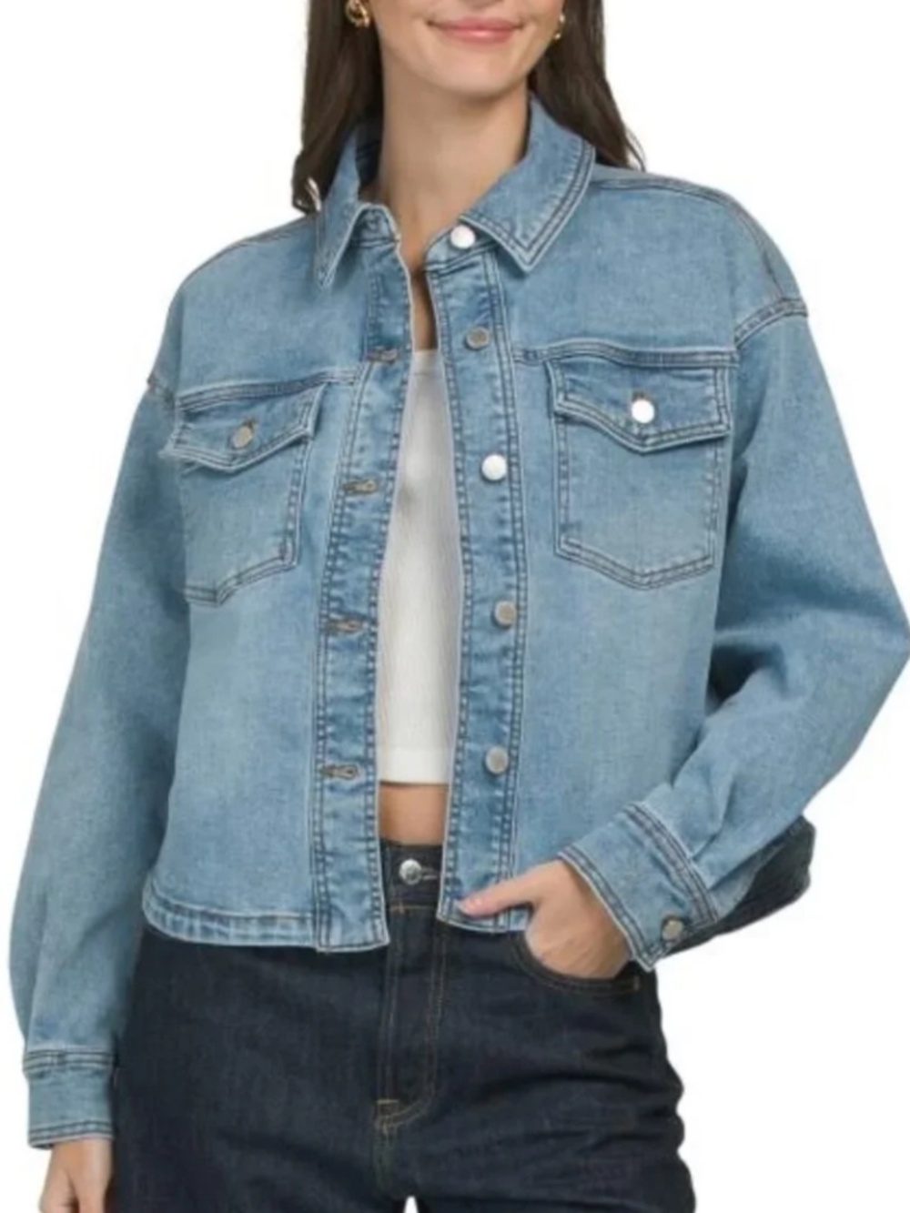 OAT NEW YORK Button Up Denim Jacket NWT